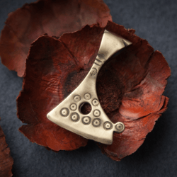 Slavic Perun axe pendant. Slavic jewelry. Warrior pendant