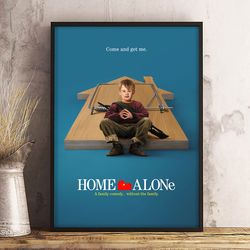 movie home decor, home alone poster, home alone wall art, home alone decoration, movie poster, movie print