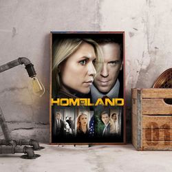 homeland wall art, homeland poster, movie home decor, movie print, movie poster, homeland decoration