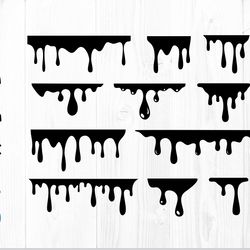 dripping borders svg | dripping borders svg bundle | dripping borders image clip art | dripping borders set vector files