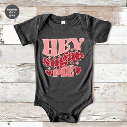 valentines day baby bodysuit, gift for valentines, baby onesie, valentines toddler tee, valentines gift for kids, hey su