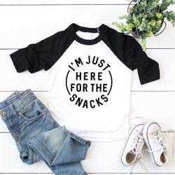 kids snack tshirts, saying toddler tees, funny youth shirts, baby bodysuit, baby onesie, toddler boy shirts, baby girl o