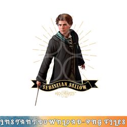 harry potter hogwarts legacy sebastian sallow slytherin png, digital download