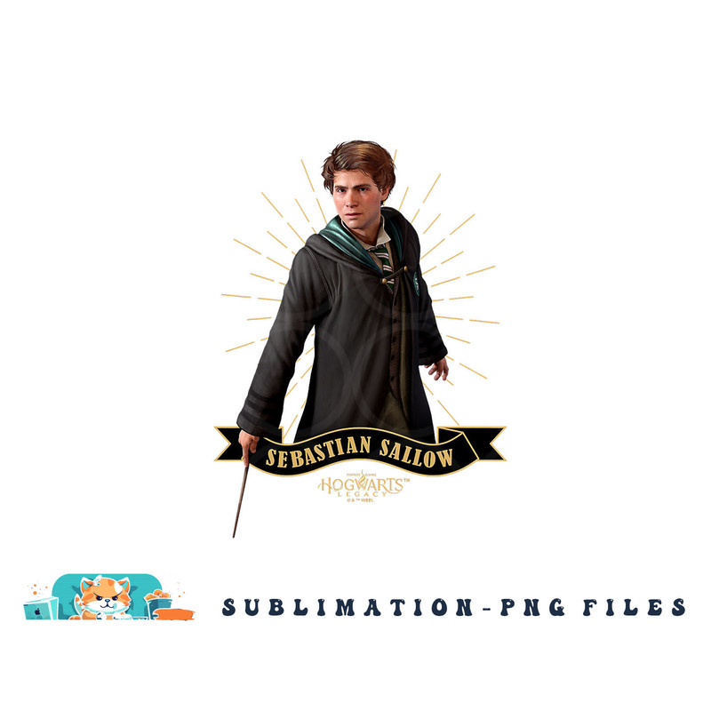 Harry Potter Hogwarts Legacy Sebastian Sallow Slytherin png, digital download copy.jpg