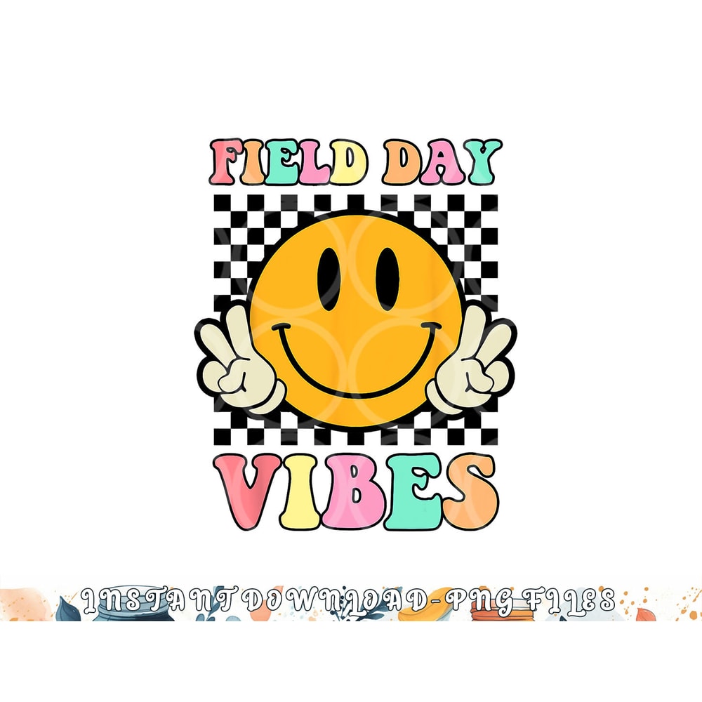Hippie Field Day Vibes For Teacher Kids Field Day 2023 png, digital download copy.jpg