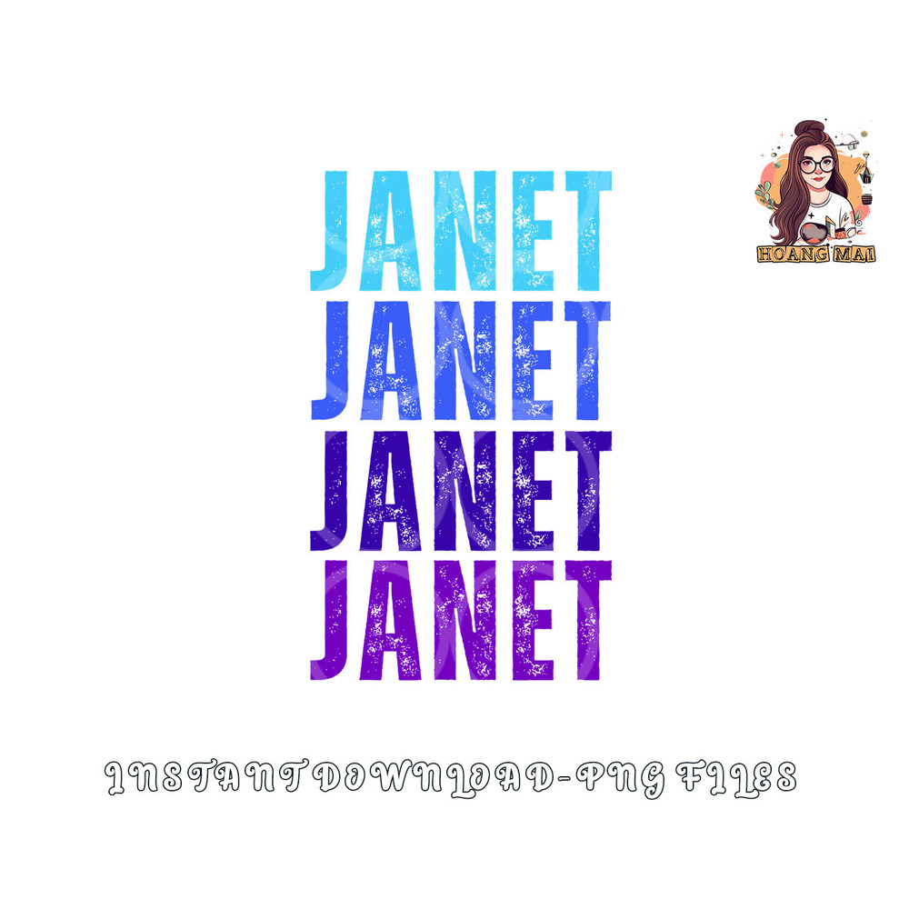 I Love Janet Pattern First Name Janet png, digital download copy.jpg