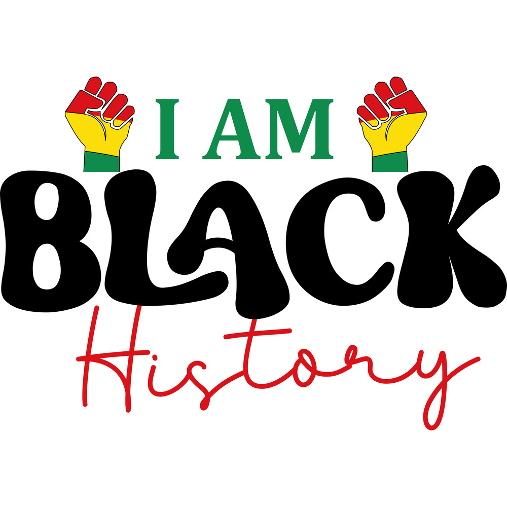 I am black history SVG.png