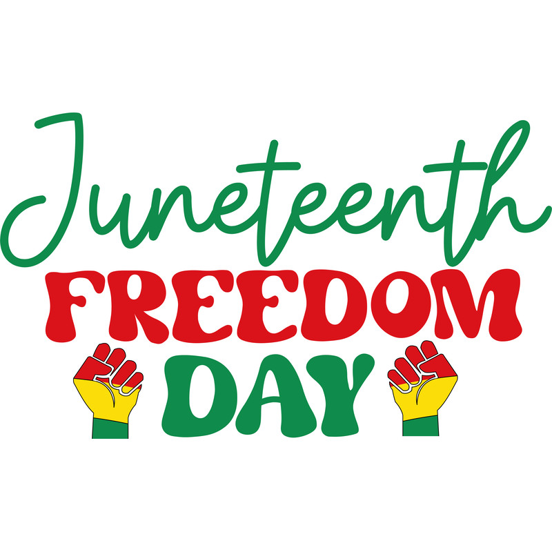 Juneteenth freedom day SVG 3.png
