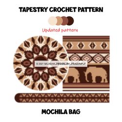 Wayuu Mochila Bag, Tapestry Crochet Bag Pattern PDF - indostan