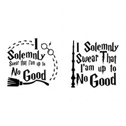 I Solemnly Swear that I am up to no Good Svg, PNG, PDF, Harry Potter svg, Quotes Files