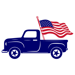 america truck svg, 4th of july svg, independence day svg, american svg, patriotic svg, usa flag svg digital download
