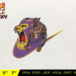 nike lebron embroidery design, nba basketball embroidery design, machine embroidery design, nba team , instant download