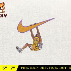 nike shaq embroidery design, nba basketball embroidery design, machine embroidery design, nba team , instant download