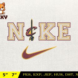 nike cavalierembroidery design, nba basketball embroidery design, machine embroidery design, nba team , instant download