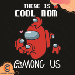 there is cool mom among us svg, mothers day svg, m