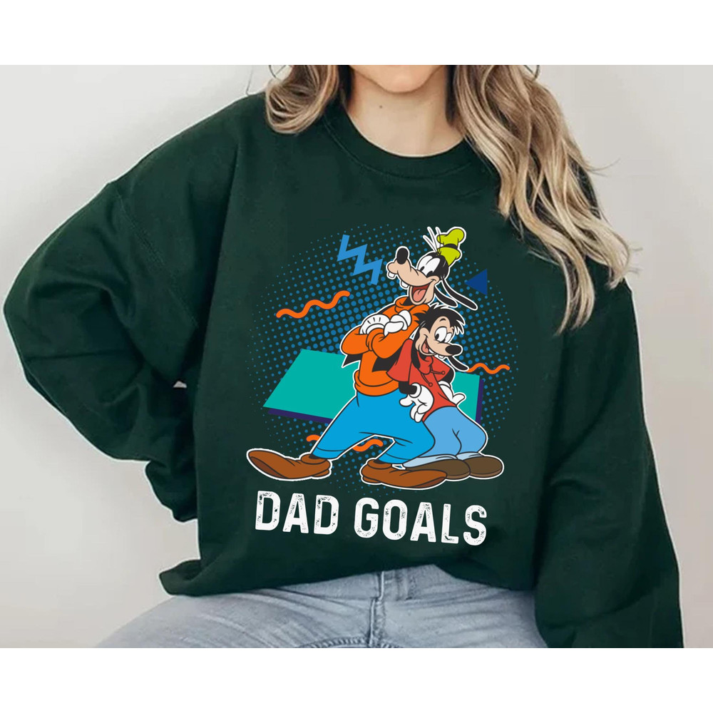 Retro 90s Goofy And Max Dad Goals Shirt  A Goofy Movie Disney Dad T-shirt  Father's Day 2023   Gift For Dad   Walt Disney World - 5.jpg