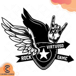 rock game svg, trending svg, rock svg, game svg, w