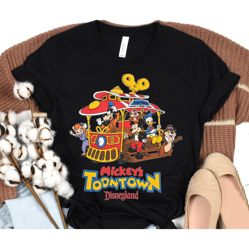 Retro 90S Mickey's Toontown Mickey And Friends Shirt Disneyland Park T-shirt Walt Disney World Tee Disneyland Family Vacation Trip - 2.jpg