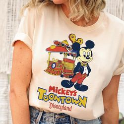 retro 90s mickeys toontown mickey mouse shirt /