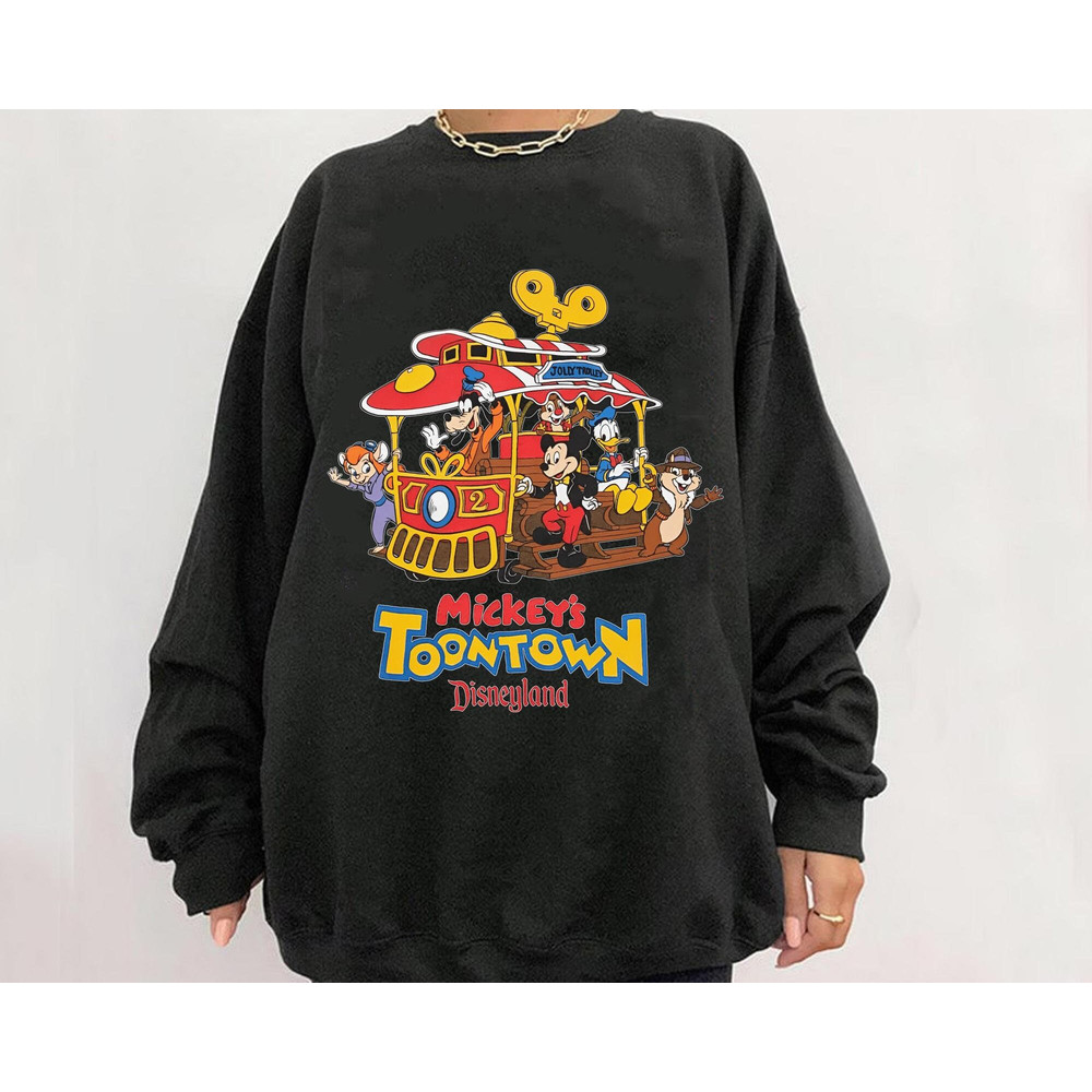 Retro 90S Mickey's Toontown Mickey And Friends Shirt Disneyland Park T-shirt Walt Disney World Tee Disneyland Family Vacation Trip - 3.jpg