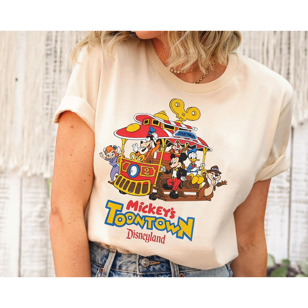 Retro 90S Mickey's Toontown Mickey And Friends Shirt Disneyland Park T-shirt Walt Disney World Tee Disneyland Family Vacation Trip - 4.jpg