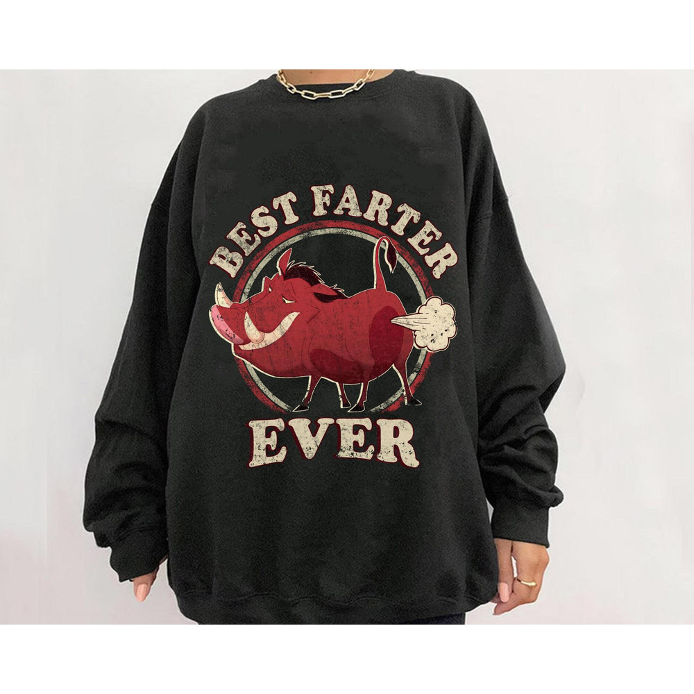 Retro 90s The Lion King Pumbaa Best Farter Ever Shirt  Disney Dad T-shirt  Funny Father Shirt  Father's Day Gift Ideas  Disneyland Trip - 5.jpg