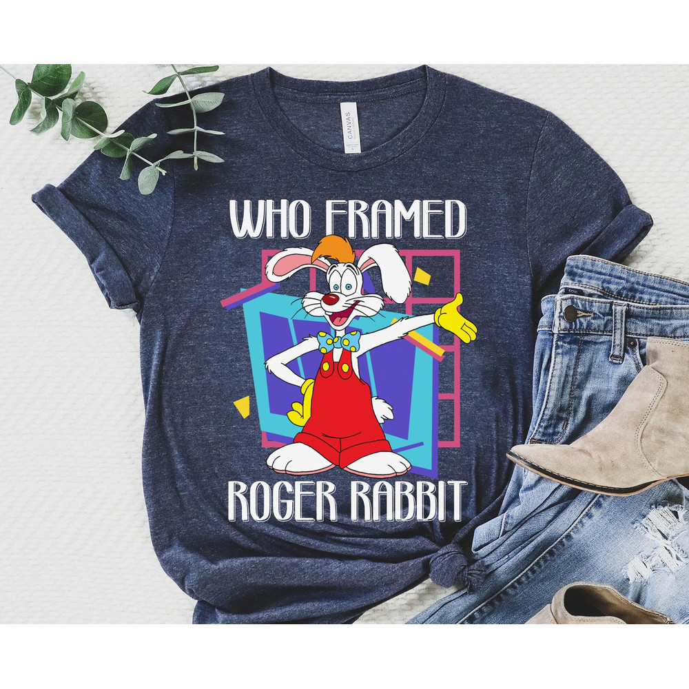 Retro 90s Who Framed Roger Rabbit Shirt Disney Rabbit T-shirt Magic Kingdom Park Walt Disney World Shirt Disneyland Trip Outfits - 3.jpg
