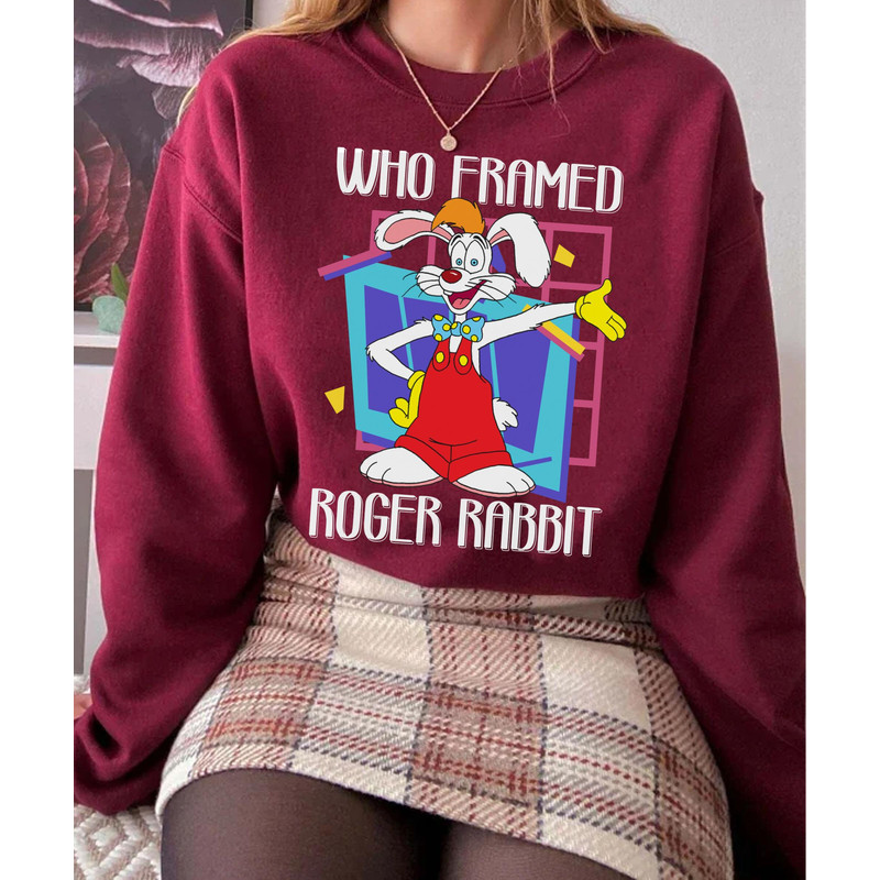 Retro 90s Who Framed Roger Rabbit Shirt Disney Rabbit T-shirt Magic Kingdom Park Walt Disney World Shirt Disneyland Trip Outfits - 4.jpg