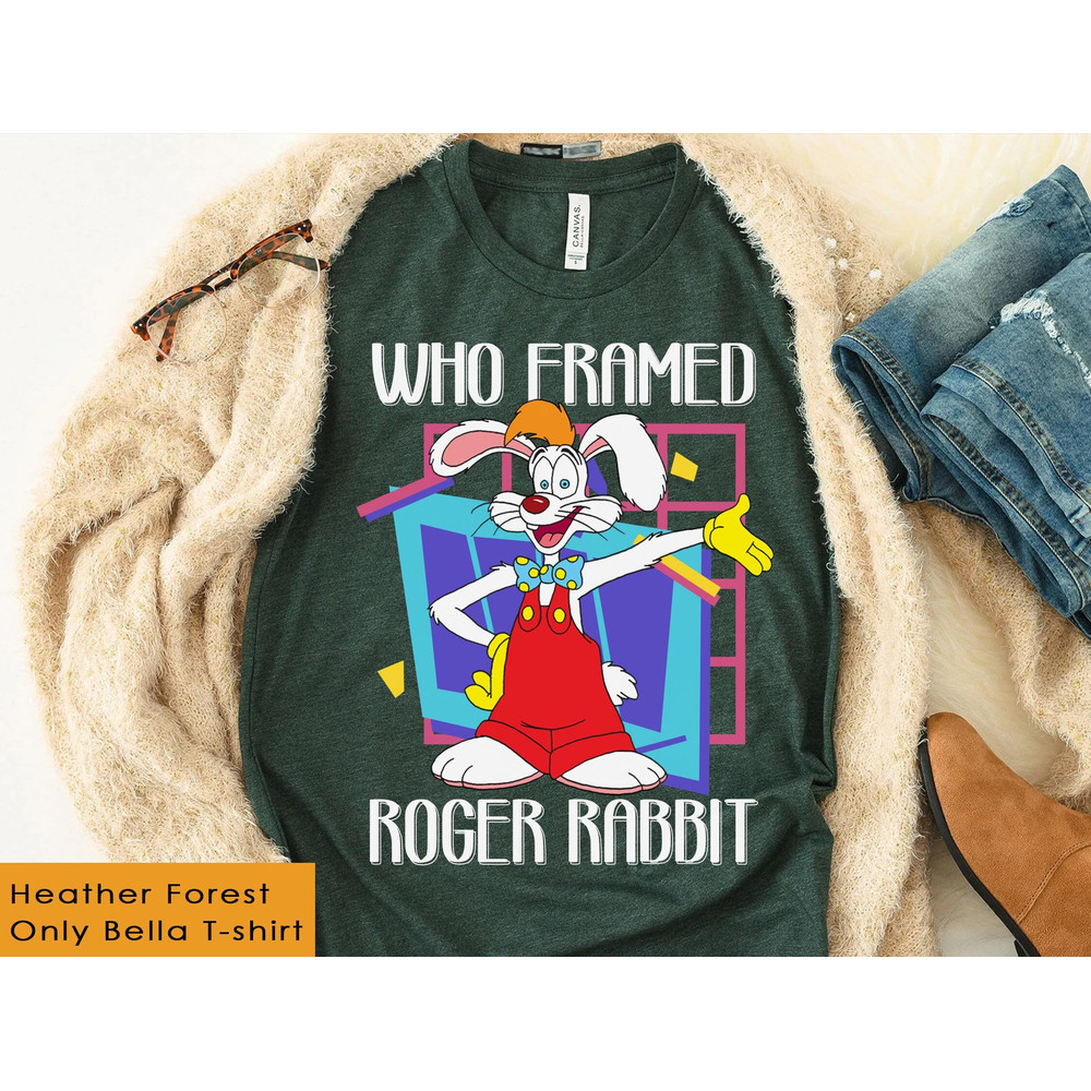 Retro 90s Who Framed Roger Rabbit Shirt Disney Rabbit T-shirt Magic Kingdom Park Walt Disney World Shirt Disneyland Trip Outfits - 5.jpg