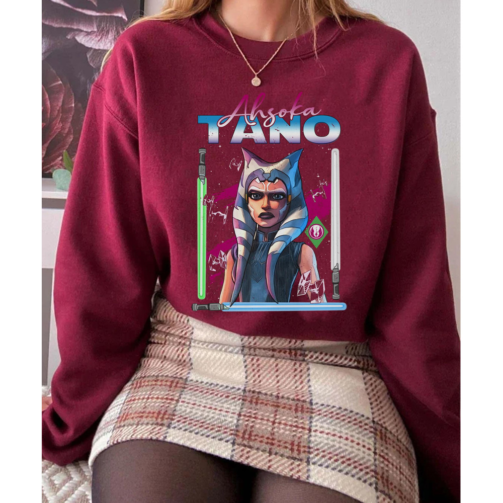 Retro Ahsoka Tano Star Wars Rebels Lightsabers Shirt The Clone Wars Star Wars Celebration May The 4th Be With You Galaxy's Edge - 4.jpg