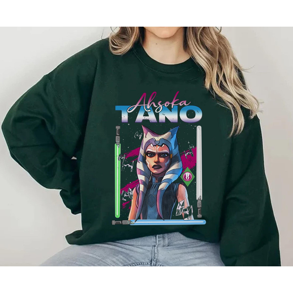 Retro Ahsoka Tano Star Wars Rebels Lightsabers Shirt The Clone Wars Star Wars Celebration May The 4th Be With You Galaxy's Edge - 5.jpg