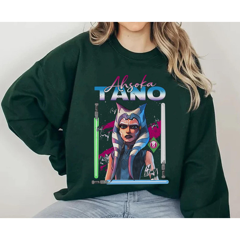 Retro Ahsoka Tano Star Wars Rebels Lightsabers Shirt The Clone Wars Star Wars Celebration May The 4th Be With You Galaxy's Edge - 5.jpg