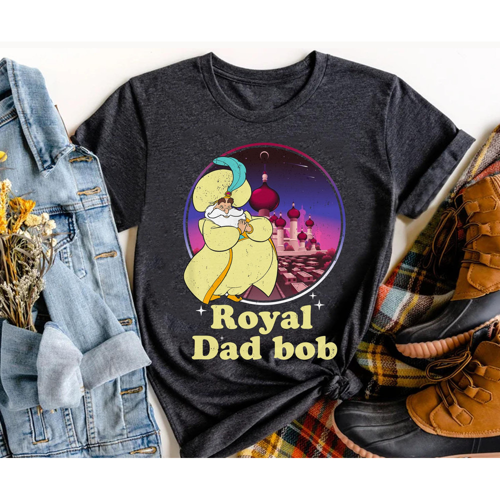 Retro Aladdin The Sultan Royal Dad Bob Shirt Disney Dad T-shirt Father's Day Gift Ideas Gift For Dad Magic Kingdom Disneyland Trip - 1.jpg