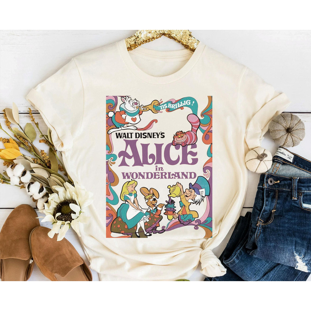 Retro Alice in Wonderland Group Sweatshirt Alice Cheshire Cat Mad Hatter March Hare White Rabbit Disney World Disneyland Family Trip - 1.jpg