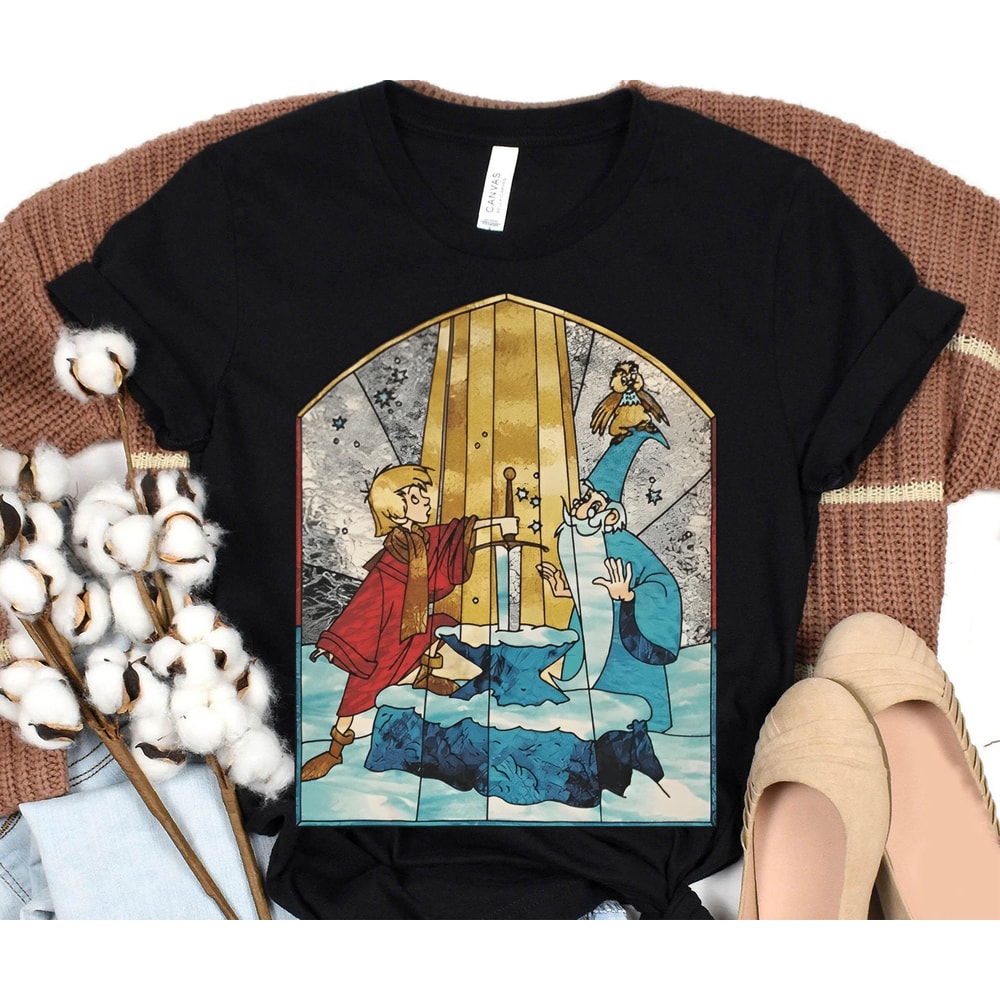 Retro Arthur And Merlin Shirt The Sword In The Stone Tee Walt Disney World T-shirt Disneyland Family Trip Funny Disney Shirt - 3.jpg