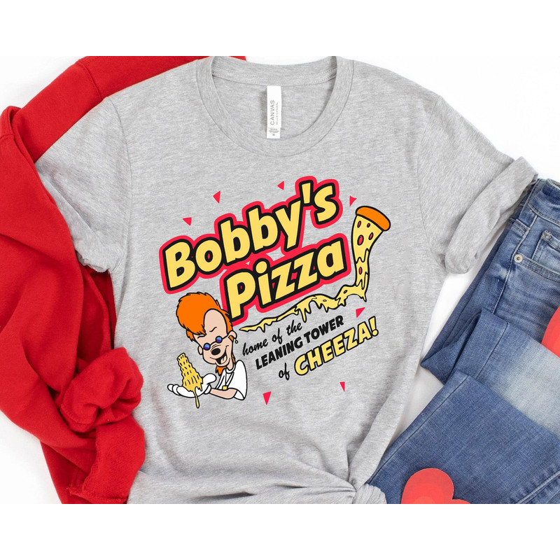 Retro Bobby's Pizza Cheeza Shirt  A Goofy Movie Disney T-shirt  Walt Disney World Tee  Disneyland Trip  Funny Disney Gift - 2.jpg