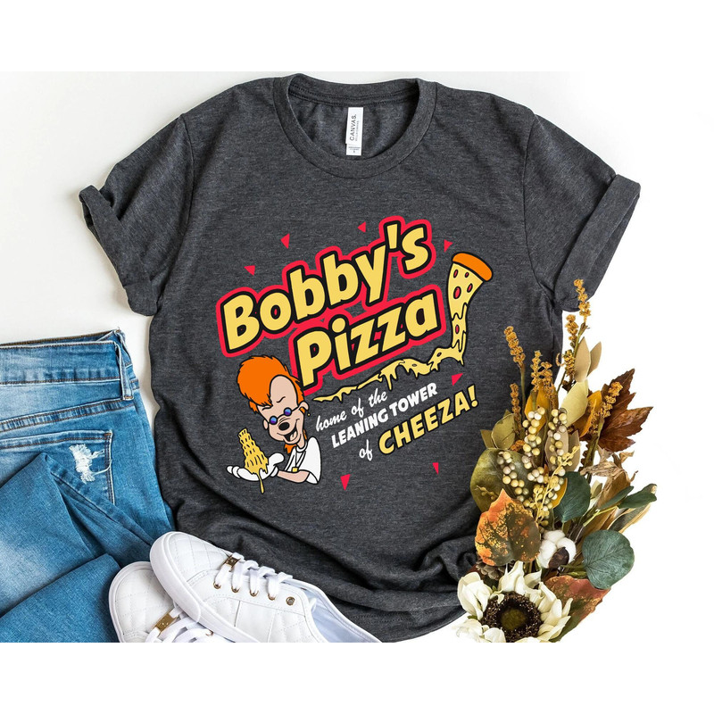 Retro Bobby's Pizza Cheeza Shirt  A Goofy Movie Disney T-shirt  Walt Disney World Tee  Disneyland Trip  Funny Disney Gift - 4.jpg