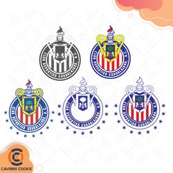 chivas guadalajara logo bundle svg, trending svg,