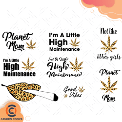 weed cannabis bundle svg, trending svg, weed girls