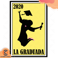 mexican loteria journal: la graduada 2020 svg, tre
