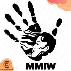 woman mmiw svg, trending svg, woman svg, female svg, hand sign svg, mmiw svg, murdered indigenous