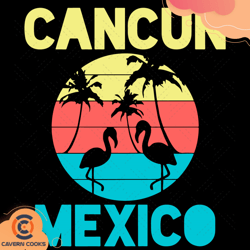 cancun mexico flamingo svg, trending svg, cancun s