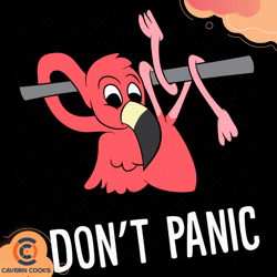 cute flamingo dont panic svg, trending svg, flamin