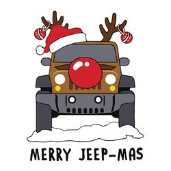 merry jeep-mas funny reindeer jeep driving christmas svg, christmas, silhouette svg files
