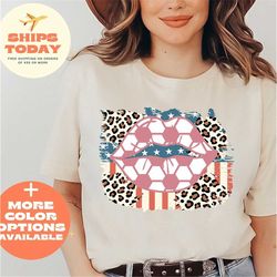 soccer shirt, leopard mom shirt, mothers day gift, mama gift tee, soccer lips shirt, game day shirt, soccer leopard wome