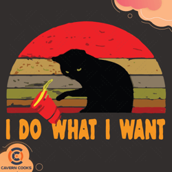 i do what i want black cat svg, trending svg, blac