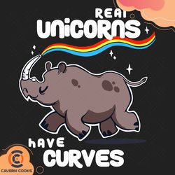 real unicorns have curves svg, trending svg, unico