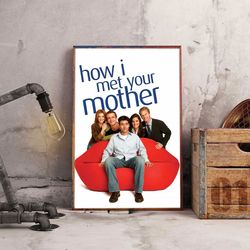 how i met your mother decoration, how i met your mother poster, movie home decor, movie poster, himym wall art