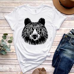papa bear sunglass, papa bear shirt, dad shirt, father's day t-shirt, husband present, family shirt matching shirts