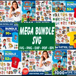 huge paw patrol mega bundle svg, paw patrol bundle svg, patrol svg,trending svg,patrol svg,paw patrol,paw patrol svg,paw